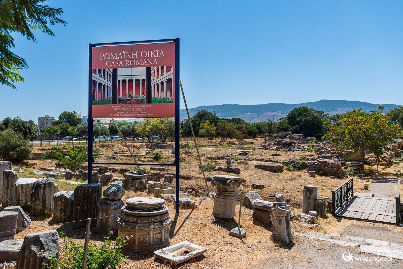 Kos. Starożytne ruiny w stolicy wyspy - Casa Romana. - foto: wnieznane.pl Kos. Starożytne ruiny w stolicy wyspy - Casa Romana. - foto: wnieznane.pl