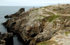 Bretania. Imponujące klifowe wybrzeże Oceanu Atlantyckiego - Cote sauvage de Quiberon. - foto: wnieznane.pl Bretania. Imponujące klifowe wybrzeże Oceanu Atlantyckiego - Cote sauvage de Quiberon. - foto: wnieznane.pl