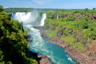 Brazylia. Parque Nacional Do Iguacu. Brazylijska strona rezerwatu Iguacu pozwala na panoramiczne widoki. - foto: wnieznane.pl Brazylia. Parque Nacional Do Iguacu. Brazylijska strona rezerwatu Iguacu pozwala na panoramiczne widoki. - foto: wnieznane.pl