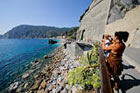 Cinque Terre. Willowa część Monterosso z przepiękną plażą. - foto: wnieznane.pl Cinque Terre. Willowa część Monterosso z przepiękną plażą. - foto: wnieznane.pl