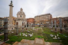 Rzym. Pozostałości po Forum Trajana. - foto: wnieznane.pl Rzym. Pozostałości po Forum Trajana. - foto: wnieznane.pl