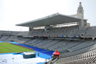 Barcelona. Trybuna główna stadionu olimpijskiego. - foto: wnieznane.pl Barcelona. Trybuna główna stadionu olimpijskiego. - foto: wnieznane.pl