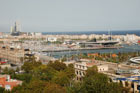 Barcelona. Rzut oka na nadmorską część miasta. - foto: wnieznane.pl Barcelona. Rzut oka na nadmorską część miasta. - foto: wnieznane.pl