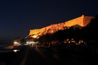 Wyspa Kreta. Rethymnon nocą. Oświetlona Fortezza. - foto: wnieznane.pl Wyspa Kreta. Rethymnon nocą. Oświetlona Fortezza. - foto: wnieznane.pl