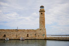 Wyspa Kreta. Wenecka latarnia morska w Rethymnonie. - foto: wnieznane.pl Wyspa Kreta. Wenecka latarnia morska w Rethymnonie. - foto: wnieznane.pl