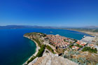 Peloponez. Widok na Nafplio z twierdzy Palamidi. - foto: wnieznane.pl Peloponez. Widok na Nafplio z twierdzy Palamidi. - foto: wnieznane.pl