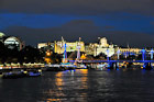 Londyn. Nocna panorama Londynu. - foto: wnieznane.pl Londyn. Nocna panorama Londynu. - foto: wnieznane.pl