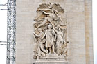 Paryż. Rzeźby na ścianie Łuku Triumfalnego. - foto: wnieznane.pl Paryż. Rzeźby na ścianie Łuku Triumfalnego. - foto: wnieznane.pl