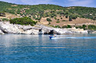 Zakynthos. Malownicze widoki przy plażach Xigia. - foto: wnieznane.pl Zakynthos. Malownicze widoki przy plażach Xigia. - foto: wnieznane.pl
