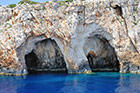 Zakynthos. Jaskinie w okolicach Korakonisi. - foto: wnieznane.pl Zakynthos. Jaskinie w okolicach Korakonisi. - foto: wnieznane.pl