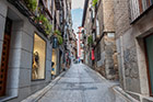 Toledo. Wąskie uliczki w zabytkowej części miasta. - foto: wnieznane.pl Toledo. Wąskie uliczki w zabytkowej części miasta. - foto: wnieznane.pl