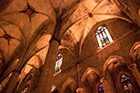 Barcelona. Gotyckie sklepienia kościoła Santa Maria del Mar. - foto: wnieznane.pl Barcelona. Gotyckie sklepienia kościoła Santa Maria del Mar. - foto: wnieznane.pl