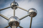 Bruksela. Konstrukcja Atomium. - foto: wnieznane.pl Bruksela. Konstrukcja Atomium. - foto: wnieznane.pl