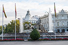 Madryt. Fontanna na Plaza de Cibeles. - foto: wnieznane.pl Madryt. Fontanna na Plaza de Cibeles. - foto: wnieznane.pl