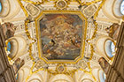 Madryt. Efektowny sufit w pałacu królewskim (Palacio Real). - foto: wnieznane.pl Madryt. Efektowny sufit w pałacu królewskim (Palacio Real). - foto: wnieznane.pl