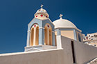 Santorini. Kościół Agios Stylianos w Firostefani. - foto: wnieznane.pl Santorini. Kościół Agios Stylianos w Firostefani. - foto: wnieznane.pl