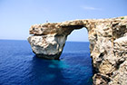 Gozo. Azure Window. Azure Window widziane z innej perspektywy. - foto: wnieznane.pl Gozo. Azure Window. Azure Window widziane z innej perspektywy. - foto: wnieznane.pl