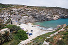 Gozo. Mgarr Ix-Xini. Rzadko odwiedzana zatoczka na południu wyspy. - foto: wnieznane.pl Gozo. Mgarr Ix-Xini. Rzadko odwiedzana zatoczka na południu wyspy. - foto: wnieznane.pl