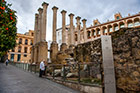Kordoba. Pozostałości Templo Romano. - foto: wnieznane.pl Kordoba. Pozostałości Templo Romano. - foto: wnieznane.pl