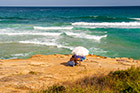 Thassos. Wzburzone morze przy Paradise Beach. - foto: wnieznane.pl Thassos. Wzburzone morze przy Paradise Beach. - foto: wnieznane.pl