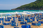 Thassos. Zalana przez morze plaża Paradise Beach. - foto: wnieznane.pl Thassos. Zalana przez morze plaża Paradise Beach. - foto: wnieznane.pl
