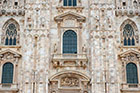 Mediolan. Zdobiona fasada katedry. - foto: wnieznane.pl Mediolan. Zdobiona fasada katedry. - foto: wnieznane.pl