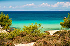 Chalkidiki. Morze w okolicy Orange Beach na półwyspie Sithonia. - foto: wnieznane.pl Chalkidiki. Morze w okolicy Orange Beach na półwyspie Sithonia. - foto: wnieznane.pl
