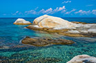 Chalkidiki. Wspaniała Orange Beach na półwyspie Sithonia. - foto: wnieznane.pl Chalkidiki. Wspaniała Orange Beach na półwyspie Sithonia. - foto: wnieznane.pl