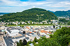 Salzburg. Widok na miasto z twierdzy Hohensalzburg. - foto: wnieznane.pl Salzburg. Widok na miasto z twierdzy Hohensalzburg. - foto: wnieznane.pl
