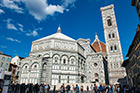 Florencja. Katedra Santa Maria del Fiore, Battistero di San Giovanni (Baptysterium św. Jana Chrzciciela) oraz Campanile di Giotto. - foto: wnieznane.pl Florencja. Katedra Santa Maria del Fiore, Battistero di San Giovanni (Baptysterium św. Jana Chrzciciela) oraz Campanile di Giotto. - foto: wnieznane.pl