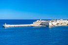 Malta. Valletta. Widok na fort Ricasoli (Forti Rikażoli) w Kalkara. - foto: wnieznane.pl Malta. Valletta. Widok na fort Ricasoli (Forti Rikażoli) w Kalkara. - foto: wnieznane.pl