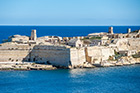 Malta. Valletta. Widok na fort Ricasoli (Forti Rikażoli) w Kalkara. - foto: wnieznane.pl Malta. Valletta. Widok na fort Ricasoli (Forti Rikażoli) w Kalkara. - foto: wnieznane.pl