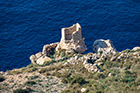 Malta. Ruiny na klifach Dingli. - foto: wnieznane.pl Malta. Ruiny na klifach Dingli. - foto: wnieznane.pl