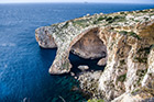 Malta. Widok z góry na Blue Grotto. - foto: wnieznane.pl Malta. Widok z góry na Blue Grotto. - foto: wnieznane.pl