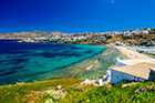 Mykonos. Okolice położonej w południowo-zachodniej części wyspy Ornos Beach. - foto: wnieznane.pl Mykonos. Okolice położonej w południowo-zachodniej części wyspy Ornos Beach. - foto: wnieznane.pl
