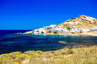 Mykonos. Okolice plaży Agia Anna i osady Divounia. - foto: wnieznane.pl Mykonos. Okolice plaży Agia Anna i osady Divounia. - foto: wnieznane.pl