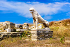 Mykonos. Na terenie starożytnych ruin na wyspie Delos. - foto: wnieznane.pl Mykonos. Na terenie starożytnych ruin na wyspie Delos. - foto: wnieznane.pl