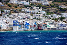 Mykonos. Little Venice widziane od strony morza. - foto: wnieznane.pl Mykonos. Little Venice widziane od strony morza. - foto: wnieznane.pl