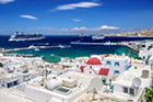 Mykonos. Panorama stolicy wyspy. - foto: wnieznane.pl Mykonos. Panorama stolicy wyspy. - foto: wnieznane.pl