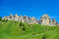 Dolomity, Passo Gardena (Przełęcz Gardena). - foto: wnieznane.pl Dolomity, Passo Gardena (Przełęcz Gardena). - foto: wnieznane.pl