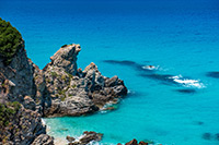 Kalabria. Piękna plaża Paradiso del Sub położona w miejscowości Zambrone. - foto: wnieznane.pl Kalabria. Piękna plaża Paradiso del Sub położona w miejscowości Zambrone. - foto: wnieznane.pl