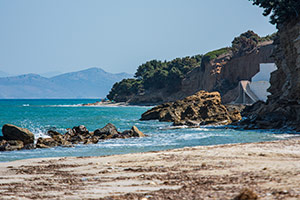 Kos. Plaża Kouros na północnym wybrzeżu. - foto: wnieznane.pl Kos. Plaża Kouros na północnym wybrzeżu. - foto: wnieznane.pl