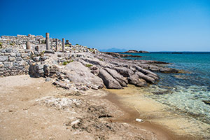 Kos. Ruiny Bazyliki Agios Stefanos. - foto: wnieznane.pl Kos. Ruiny Bazyliki Agios Stefanos. - foto: wnieznane.pl