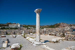 Kos. Ruiny Bazyliki Agios Stefanos. - foto: wnieznane.pl Kos. Ruiny Bazyliki Agios Stefanos. - foto: wnieznane.pl