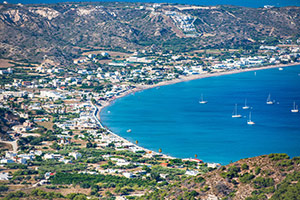 Kos. Widok z góry na Kamari-Kefalos. - foto: wnieznane.pl Kos. Widok z góry na Kamari-Kefalos. - foto: wnieznane.pl