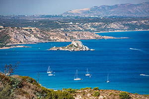 Kos. Widok z góry na Wysepkę Kastri. - foto: wnieznane.pl Kos. Widok z góry na Wysepkę Kastri. - foto: wnieznane.pl