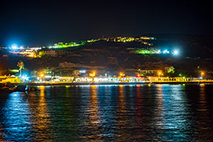 Kos. Nocny widok na Kefalos. - foto: wnieznane.pl Kos. Nocny widok na Kefalos. - foto: wnieznane.pl