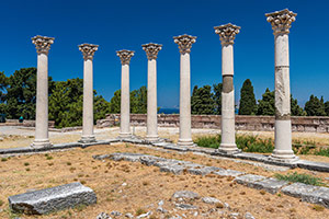 Kos. Na terenie ruin Asklepiejonu. - foto: wnieznane.pl Kos. Na terenie ruin Asklepiejonu. - foto: wnieznane.pl