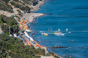 Kos. Piaszczysta plaża Paradise Beach. - foto: wnieznane.pl Kos. Piaszczysta plaża Paradise Beach. - foto: wnieznane.pl