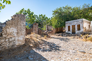 Kos. Opuszczona wioska Palio Pyli. - foto: wnieznane.pl Kos. Opuszczona wioska Palio Pyli. - foto: wnieznane.pl